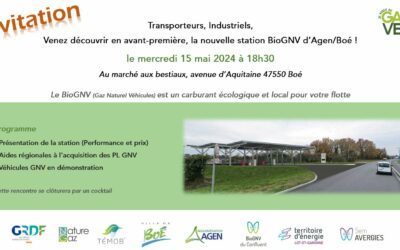 Présentation de la station Bio-GNV d’Agen Boé